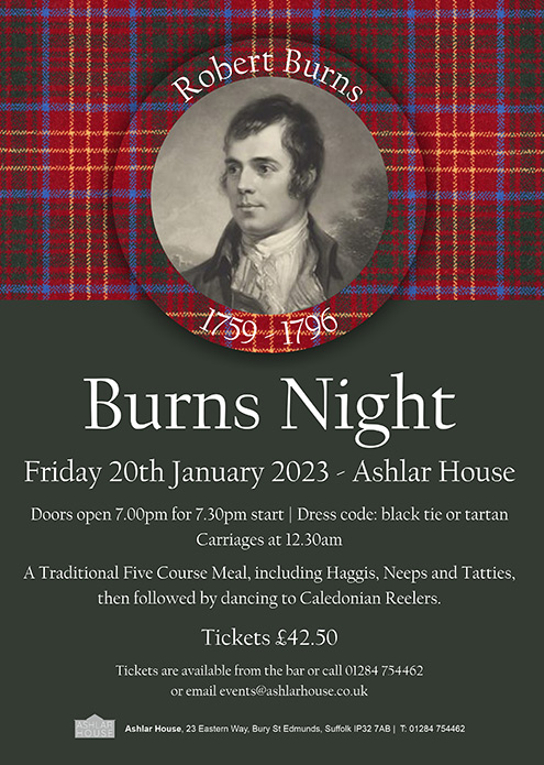 Burns Night Poster