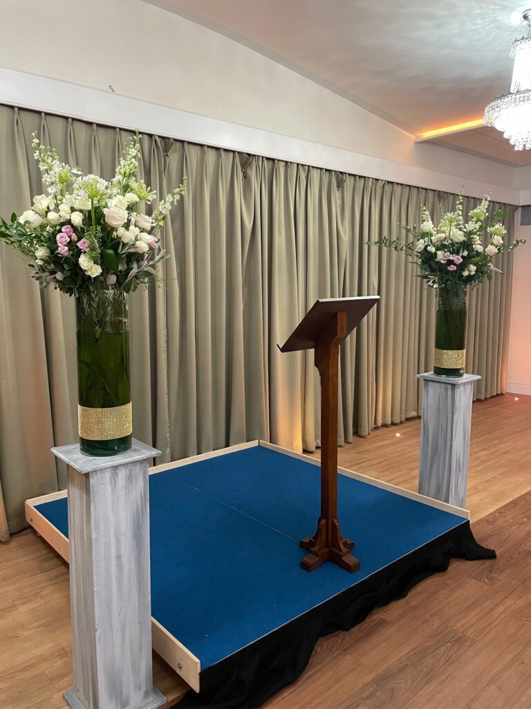 Room setup for Celebration of Life 4